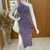 VESTIDO DE TRICOT UM OMBRO SO na internet