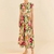 VESTIDO LONGO FLORAL PINTADO