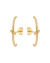 Brinco Ear Hook Nózinho Banhado a Ouro 18k – Estilo Delicado e Moderno | Maresea Semijóias - loja online