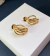 Brinco Oval com Elos Banhado a Ouro 18k – Sofisticação e Estilo Atemporal | Maresea Semijóias - comprar online