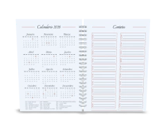 Agenda Católica 2025 Santa Faustina - Doce Sonho Ateliê