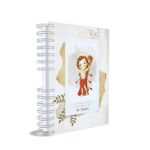 Agenda Católica 2026 São Sebastião, Azul, Capa 02