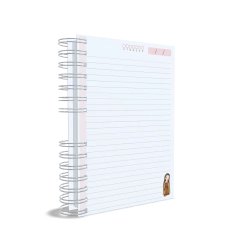 Caderno Católico Santa Terezinha - Doce Sonho Ateliê