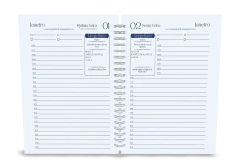 Imagem do Agenda Católica 2026 Padre Pio, Azul, Capa 04