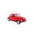 Carrinho De Ferro Fusca Clássico Miniatura Coleção 1/32 Cor Vermelho - comprar online