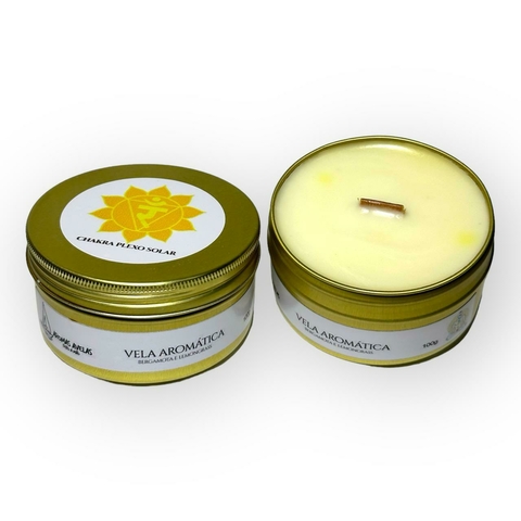 Vela aromática | Chakra Plexo solar | 100g