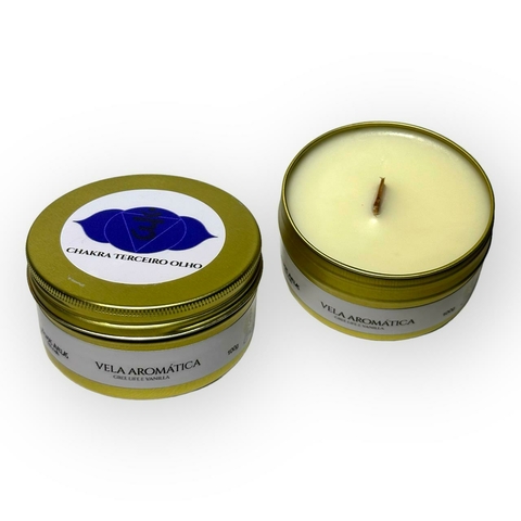 Vela aromática | Chakra Terceiro olho | 100g