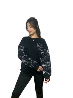 BUZO OVER (mangas estampadas) UNIVERSO - comprar online