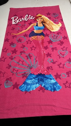 TOALLON BARBIE SIRENA