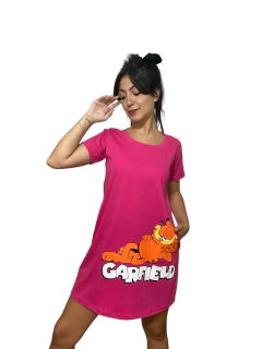 VESTIDO GARFIELD FUCSIA