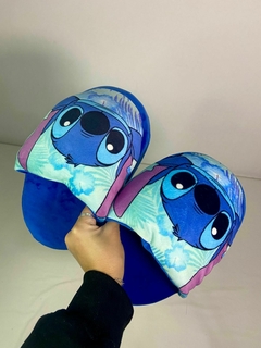 PANTUFLON STITCH ACQUA