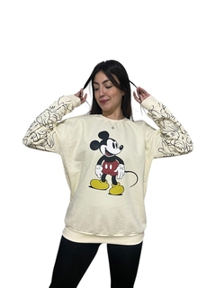 BUZO OVER (mangas estampadas) MICKEY VINTAGE