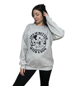 BUZO OVERSIZE MICKEY&PLUTO - OUTSI.GIRLS.MAYORISTA