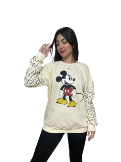 BUZO OVER (mangas estampadas) MICKEY VINTAGE - comprar online