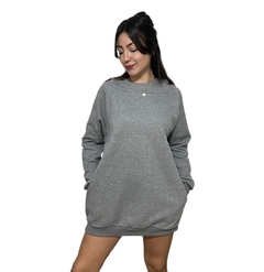 MAXIBUZO LISO GRIS OSCURO en internet