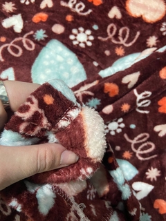 PIJAMA POLAR LOVE BROWN - comprar online