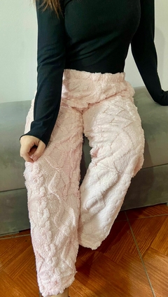 PANTALON POLAR ROSA CLARO