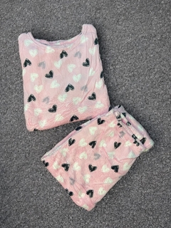 PIJAMA POLAR LOVE PINK