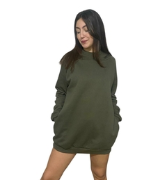 MAXIBUZO LISO VERDE MILITAR - comprar online