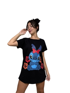 REMERON STITCH FLORES NEGRO