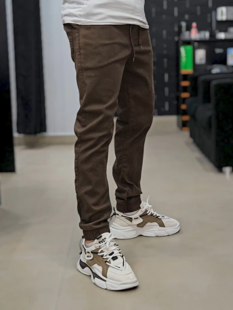 CALÇA JOGGER MARROM CBZ CLOTHING