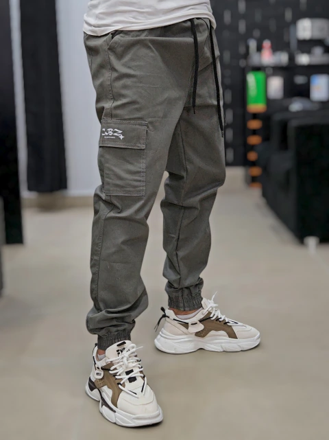 CALÇA CARGO CINZA CHUMBO CBZ CLOTHING