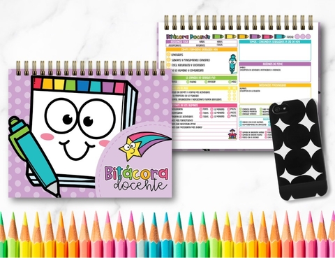 Bitácora Escolar Rainbow - comprar en línea