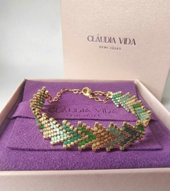 Pulseira Miyuki Escama 4 na internet