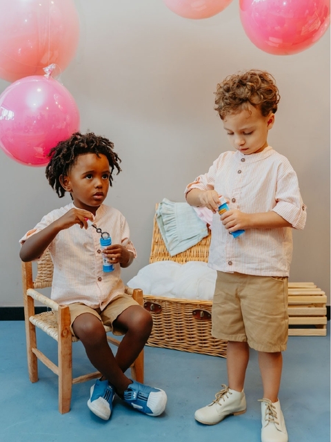 Conjunto Masculino Infantil de Short e Camisa Cacau - comprar online