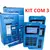 Kit 3 Maquininhas de Cartão Point Mini D175-BT