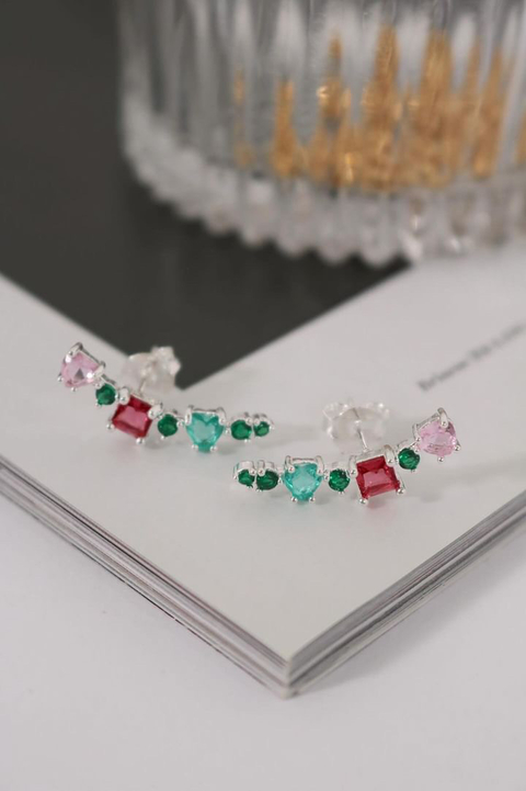 Brinco Ear Cuff Multicolor