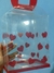 Cajita acetato CORAZONES ROJOS