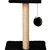 Arranhador para Gatos Pet Quadrado Poste Sisal com Brinquedo Pompom Pelúcia