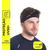 Faixa de Cabelo Unissex Elástica Headband Esportiva Proteção UV50
