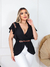 Blusa Social Feminina Babado Na Manga - comprar online