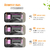 Imagem do Mini Condicionador AC, Portátil, USB, LED, Silencioso, Casa, Água, Reservatório