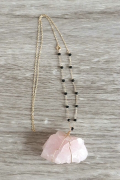 Colar Quartzo Rosa - Abuelitas Cristais