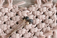 Hairpin Labradorita (Cristal em esfera de 8mm) - comprar online