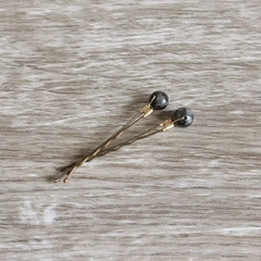 Hairpin Labradorita (Cristal em esfera de 8mm) na internet