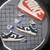 Dunk Low Branco e Azul Marinho