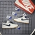 Dunk Low Branco e Azul