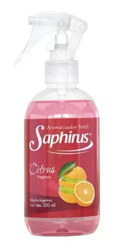 Aroma textil citrus 250ml saphirus con gatillo