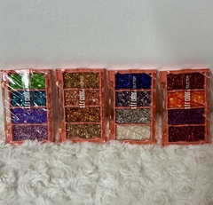 Paleta de sombras glitter