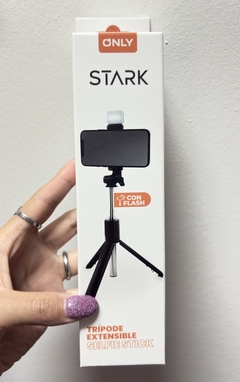 Soporte trípode extensible para celular con luz y Bluetooth - comprar online
