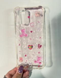 Funda glitter con charms Samsung A02s