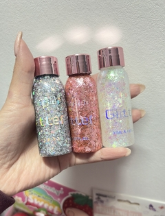Glitter brillo en gel