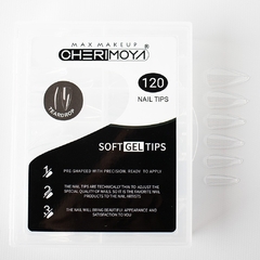 Tips soft gel Cherimoya 120pcs. Almendra