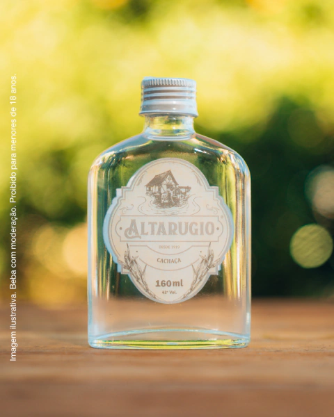 Cachaça Altarugio Prata 160ml - Pura