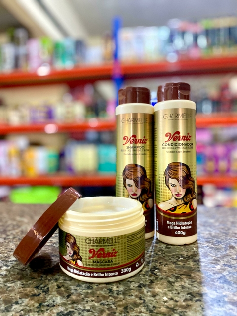 Kit Verniz 3 itens Charmelle