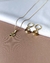 Colar Moedinha Riscada - Banhado a ouro 18k